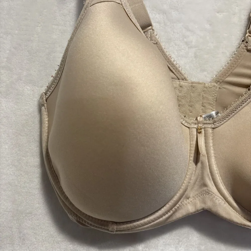 Wacoal Basic Beauty Spacer Underwire T-Shirt Bra 32DDD Nude Full Coverage 853192